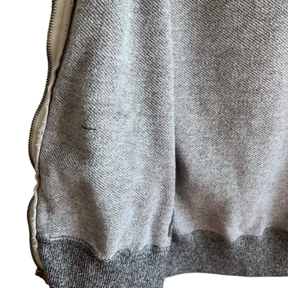 Roots Zip Up Hoodie XS Gray Salt Pepper Canada - Picture 9 of 13